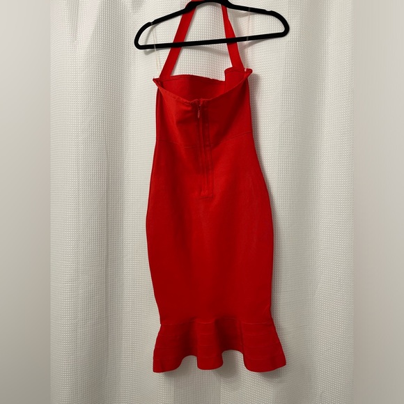 Red Bandage Mermaid Dress - Picture 9 of 10
